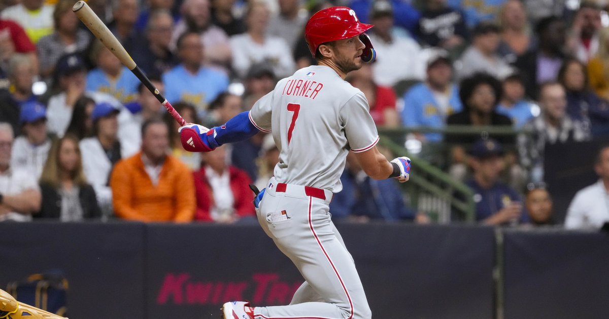 Trea Turner comes up clutch in series finale as Phillies take 2 of 3 from Brewers