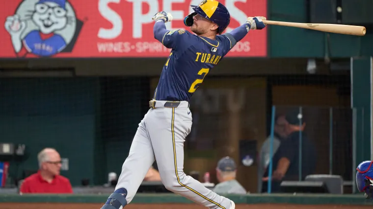 Brewers' Brice Turang is on a home run hitting binge even better than Shohei Ohtani image