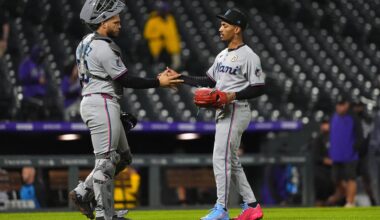 Marlins survive Rockies' late comeback attempt as Eury dominates - Marlins