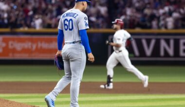 Dodgers’ Bullpen Collapses Again as LA Loses to Diamondbacks, NL West Lead Shrinks
