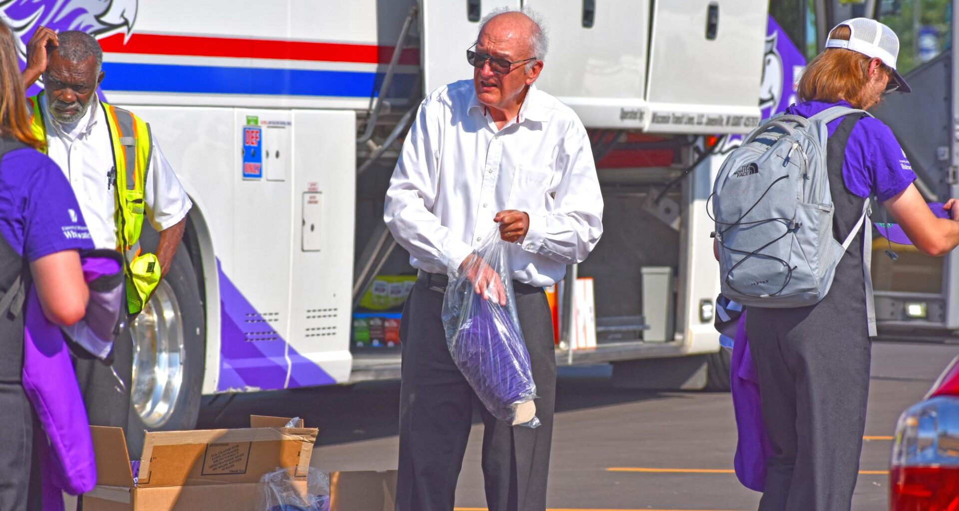 Marching Band visits American Family Field