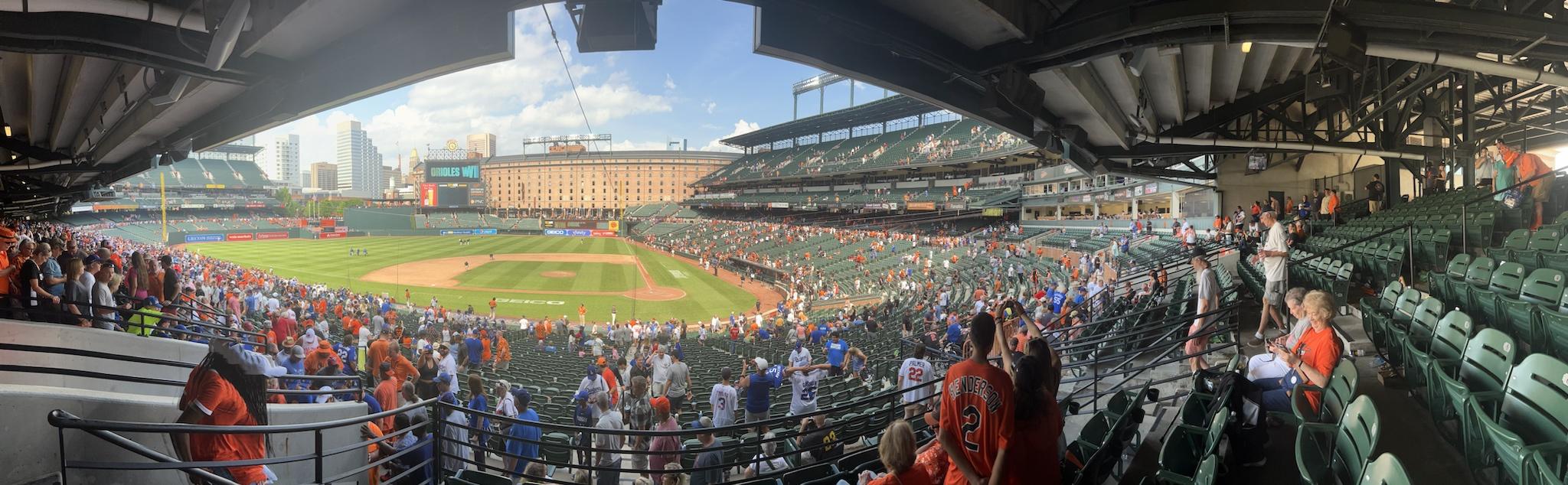 Oriole Park at Camden Yards. July 19, 2023.