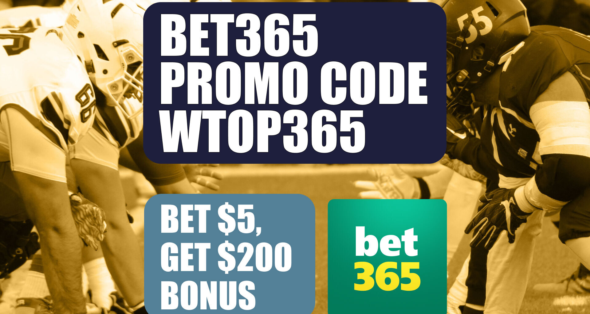 Bet365 Bonus Code WTOP365: Claim $200 Bonus for MLB, NFL, Ryder Cup