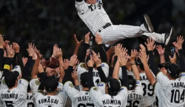 Fujikawa Kyuji's Hanshin Tigers clinch earliest NPB regular-season title - 조선일보