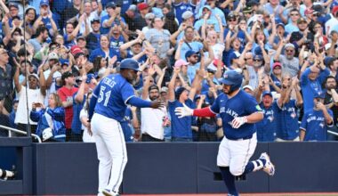Blue Jays clinch division crown after 13-4 win over Rays