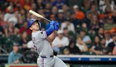 Texas Rangers’ Wyatt Langford sidelined with ‘side tightness’ for opener against Marlins
