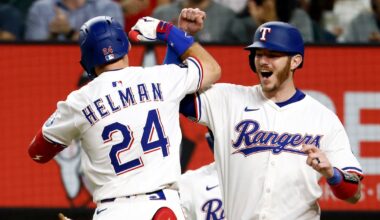 Michael Helman’s heroics power Rangers to another win as Texas inches closer to playoffs