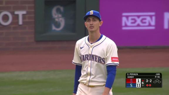 Raleigh matches Mantle, M's beat Angels, take sole possession of AL West lead with 9th win in row