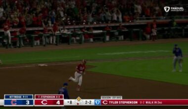 Steer's 4th homer in 4 games powers Reds past Cubs 6-3 and within 1 game of final NL wild-card spot