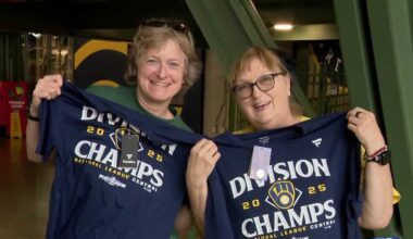 Brewers fans celebrate division win, eye World Series victory
