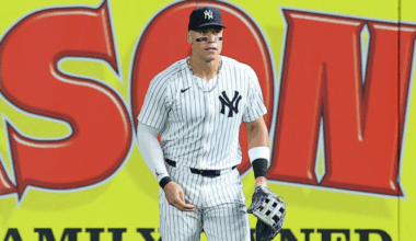 Yankees defensive about Aaron Judge's throws as Blue Jays test his arm in outfield return