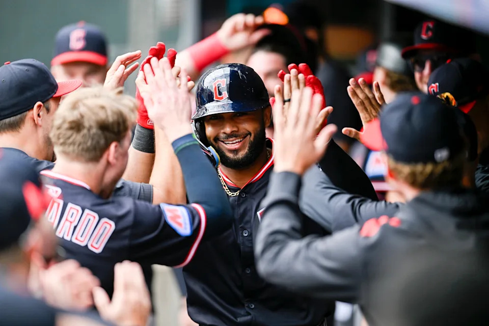 It's all smiles for the Guardians lately. (Stephen Maturen/Getty Images)