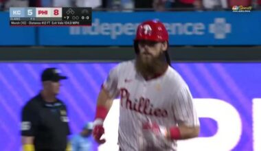 Schwarber hits 51st homer to lift Phillies over Royals