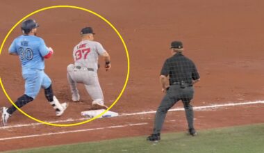 Blue Jays lose to Red Sox on an extremely rare 9-3 putout