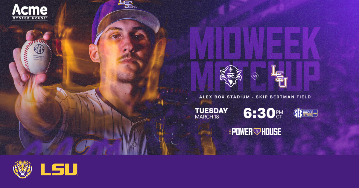 Tigers Take On UNO Tuesday Night in Alex Box Stadium – LSU