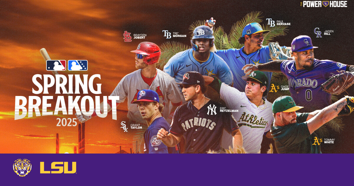 Eight Former Tigers Selected to Participate in 2025 MLB Spring Breakout – LSU