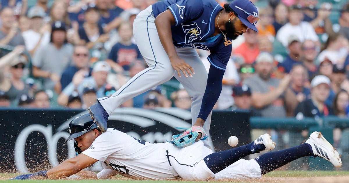 Detroit Tigers' winning streak ends after 7-3 loss to Tampa Bay Rays