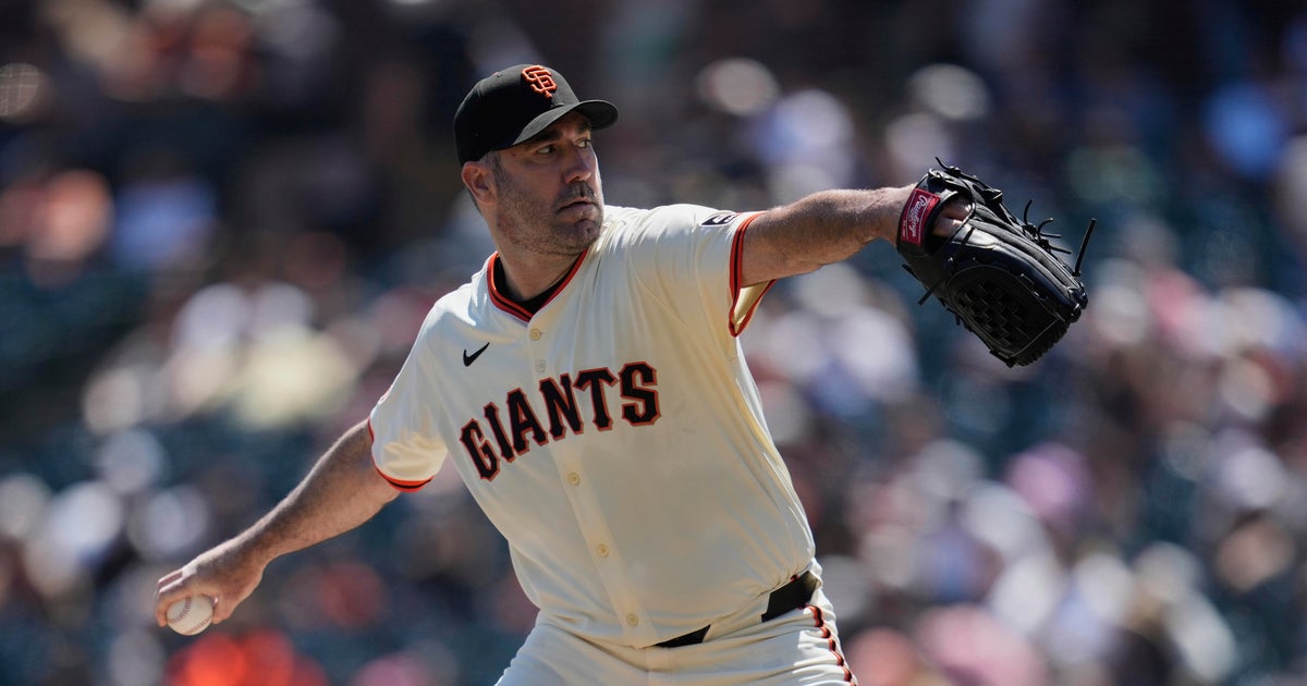 Verlander throws 121 pitches in 5 scoreless innings as Giants rout Orioles 13-2