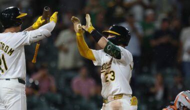 Langeliers has HR among 4 hits, Soderstrom also goes deep as Athletics beat Astros 6-0
