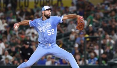 Wacha throws 6 shutout innings for 10th win as Royals top Athletics 4-2