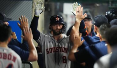 Walker hits 2 homers as Astros beat Angels 6-1 after getting knocked out of playoff contention