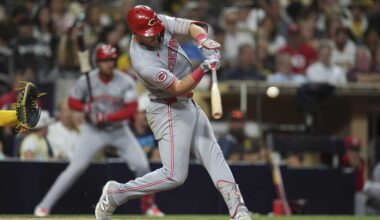 Robbed by Tatis earlier, Stephenson hits 2-run homer in 9th to lift Reds over Padres 4-2