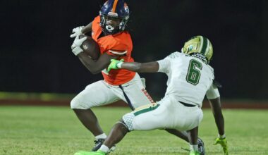 Tigers can't catch Eagles in shootout loss, 41-32