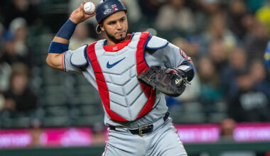 Ruiz pulled off rehab after headaches return, Gore ready to throw bullpen