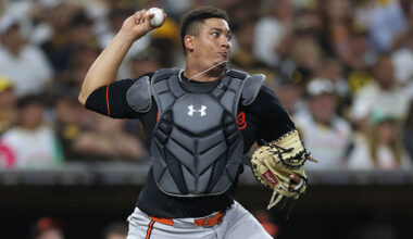 Catching carousel a dizzying development for Orioles