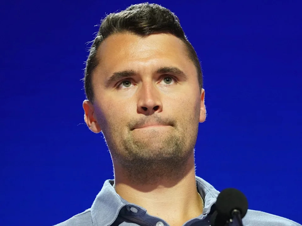 Charlie Kirk onstage in July 2024 (Getty Images)
