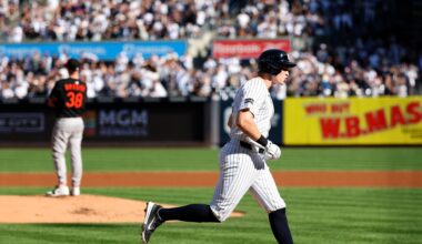 Yankees beat Orioles 3-2 to finish with 8-game winning streak but on track to finish 2nd in AL East