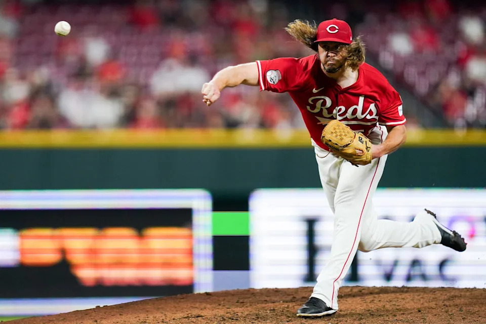 Scott Barlow combined with Connor Phillips and Graham Ashcraft for 3 2/3 innings of shutout relief, but the offense could never overcome the Pirate's four-run second inning.