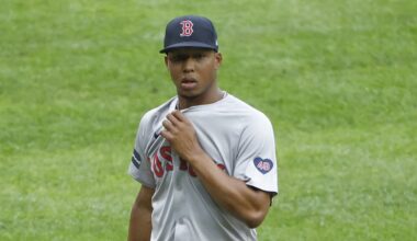 Brayan Bello Puts Hand Up After Red Sox Loss To Yankees