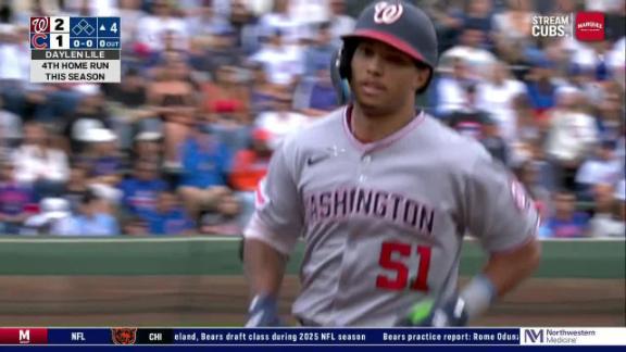 Lile's tiebreaking homer, Lord's season-best 7 strikeouts lead Nationals past Cubs 2-1