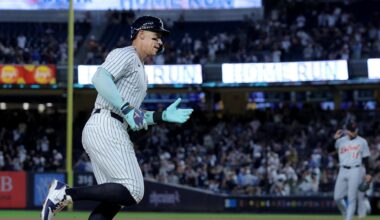 Tigers score 9 runs in 7th inning to trounce wild Yankees 12-2