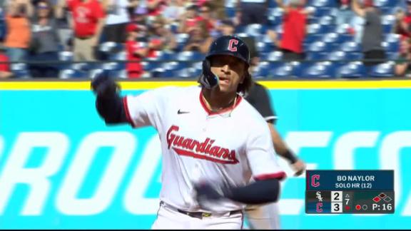 Naylor's home run propels Guardians to 3-2 victory over White Sox and series sweep