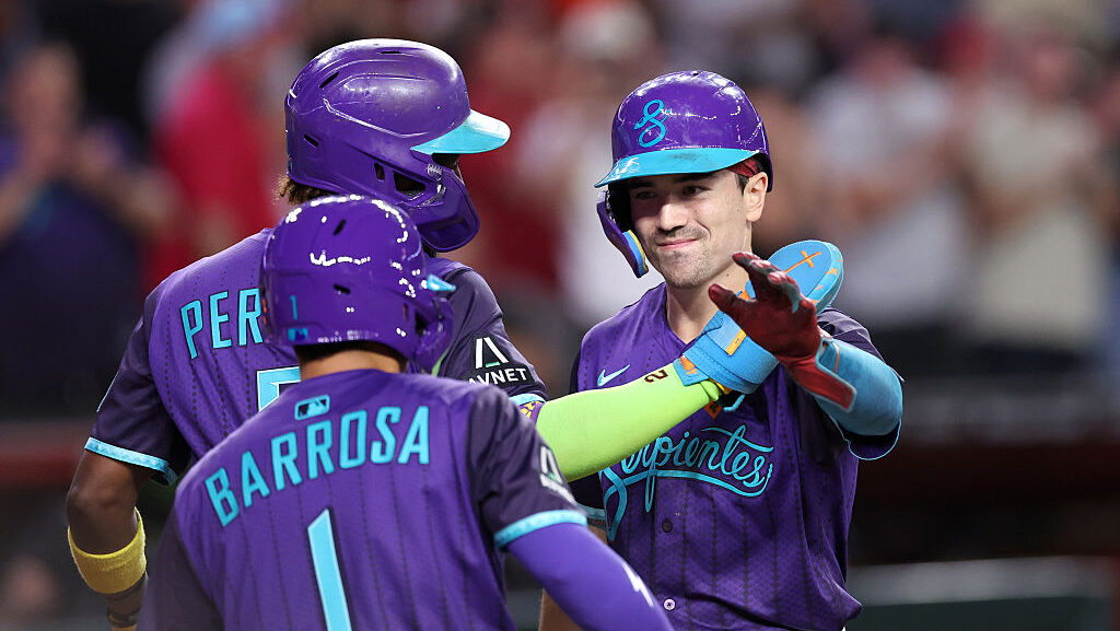 Corbin Carroll #7 of the Arizona Diamondbacks