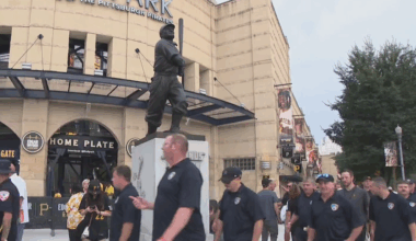 Pittsburgh Pirates honor first responders who assisted in deadly Clairton plant explosion