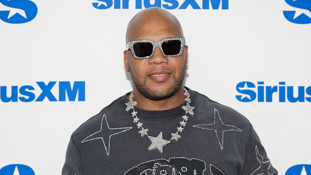 Flo Rida visits SiriusXM Studios on July 09, 2025 in New York City....