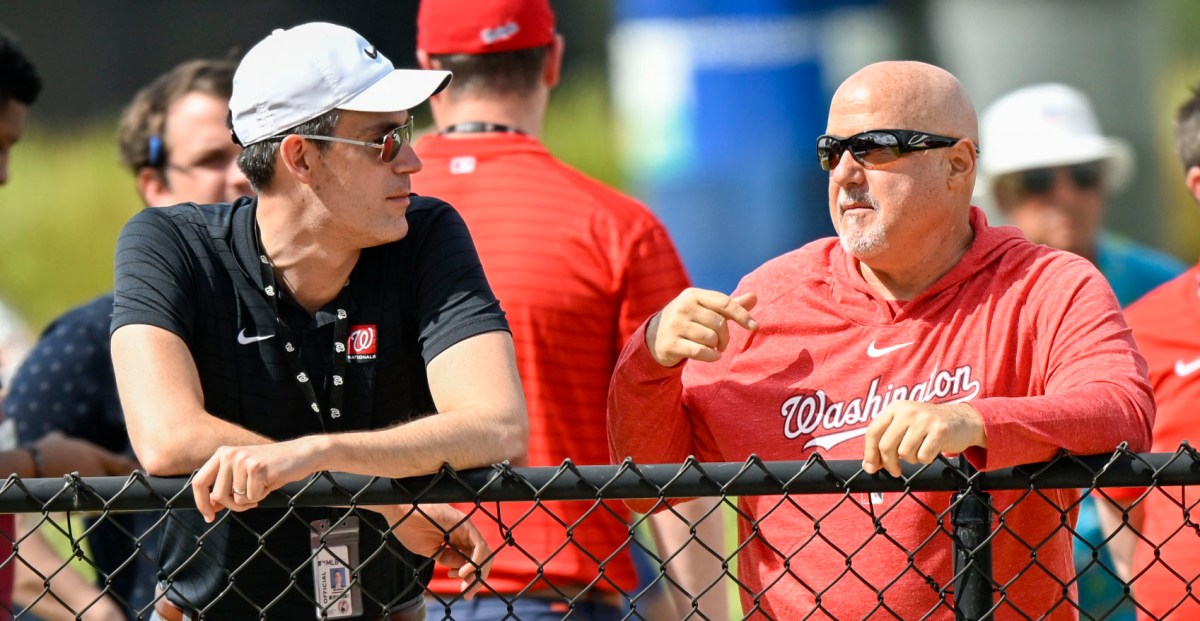 Mike DeBartolo is campaigning hard for the Washington Nationals GM job