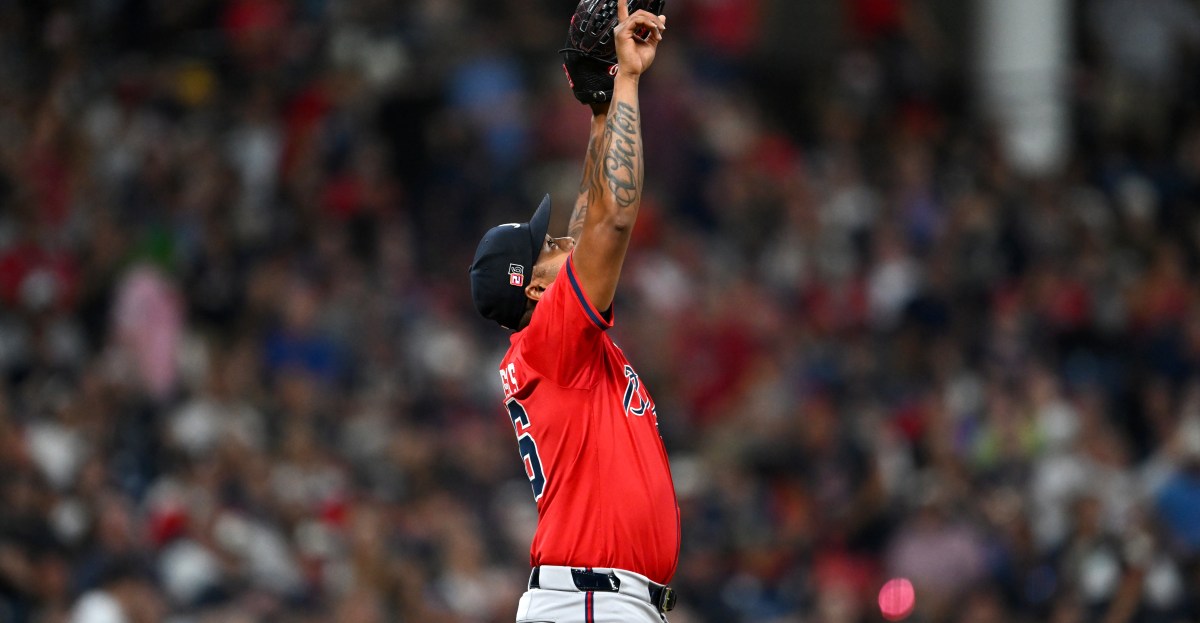 Raisel Iglesias named NL Reliever of the Month for August