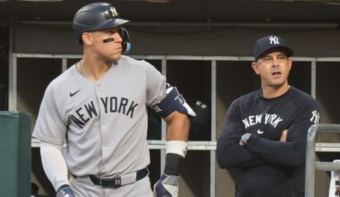 Yankees news: Boone concedes Judge’s arm not 100 percent