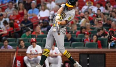 A’s Falter Late, Lose 2-1 to Cardinals