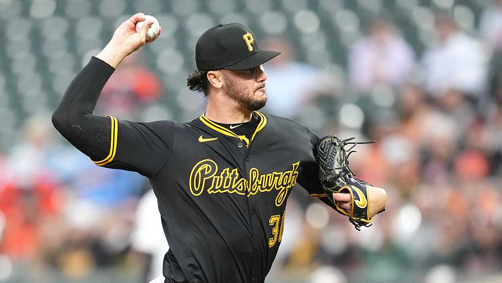 Skenes surpasses 200 strikeouts for the Pirates in a 10-inning loss to the Orioles