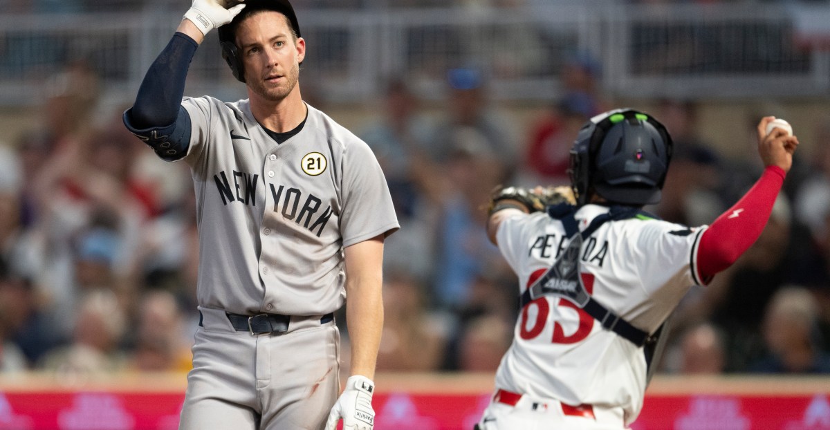 Yanks held to two hits by Twins pitching as bullpen woes continue