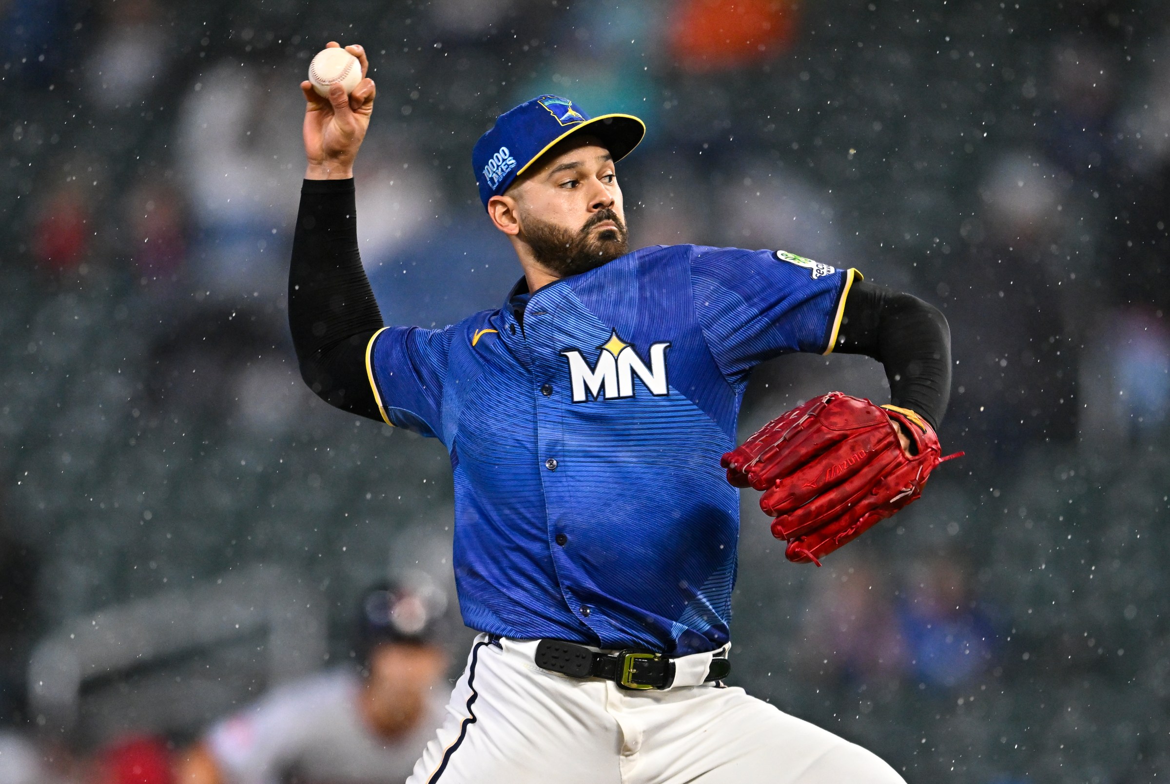He’s only happy when it rains; he’s only happy when it’s complicated. (Photo by Stephen Maturen/Getty Images)