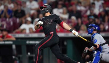 Spencer Steer hits 2 of the Reds’ 5 homers in a 7-4 win over the Cubs
