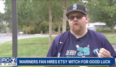 Mariners’ win streak at 5 after fan lifts ‘curse’ with an Etsy witch – KIRO 7 News Seattle