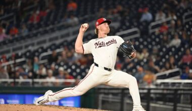Washington Nationals Clayton Beeter is nasty when he’s throwing strikes