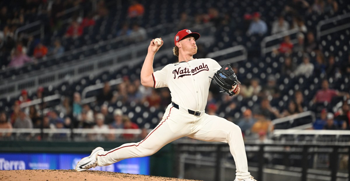 Washington Nationals Clayton Beeter is nasty when he’s throwing strikes